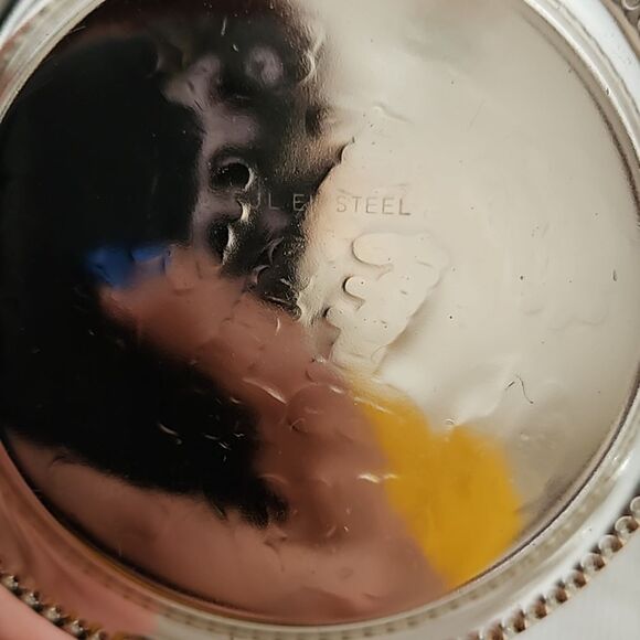 Happy Anniversary Pack Of 3 Small Steel Tray Silver 4.5" - Picture 4 of 16